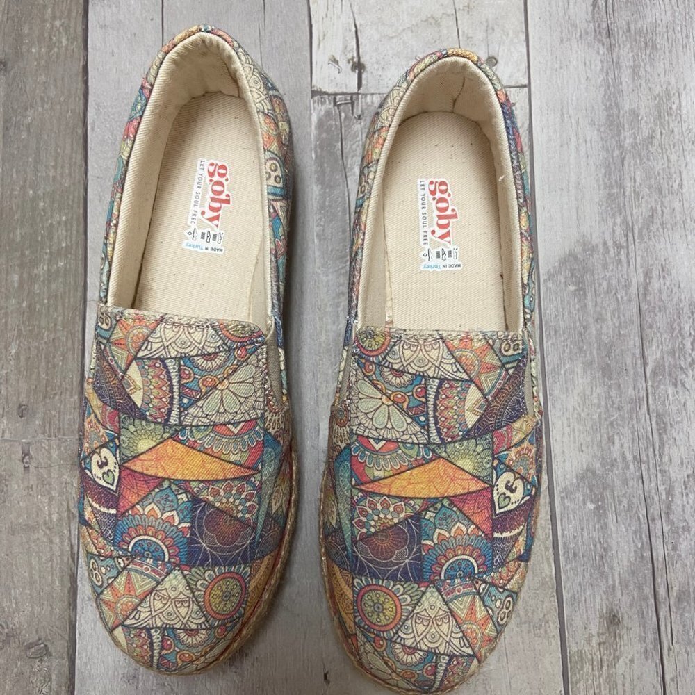 NWB Goby Canvas Espadrille Sneaker Size 36 - Picture 4 of 8